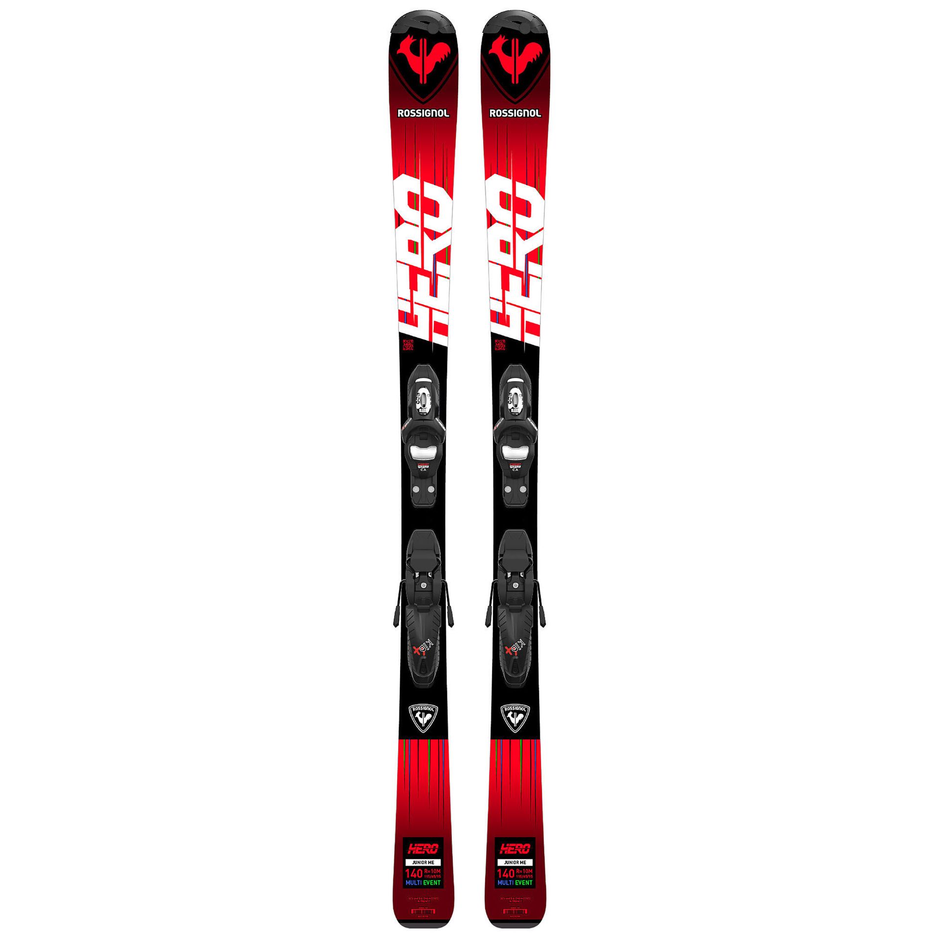 Narty zjazdowe dziecięce Rossignol HERO 100-140 + Kid4