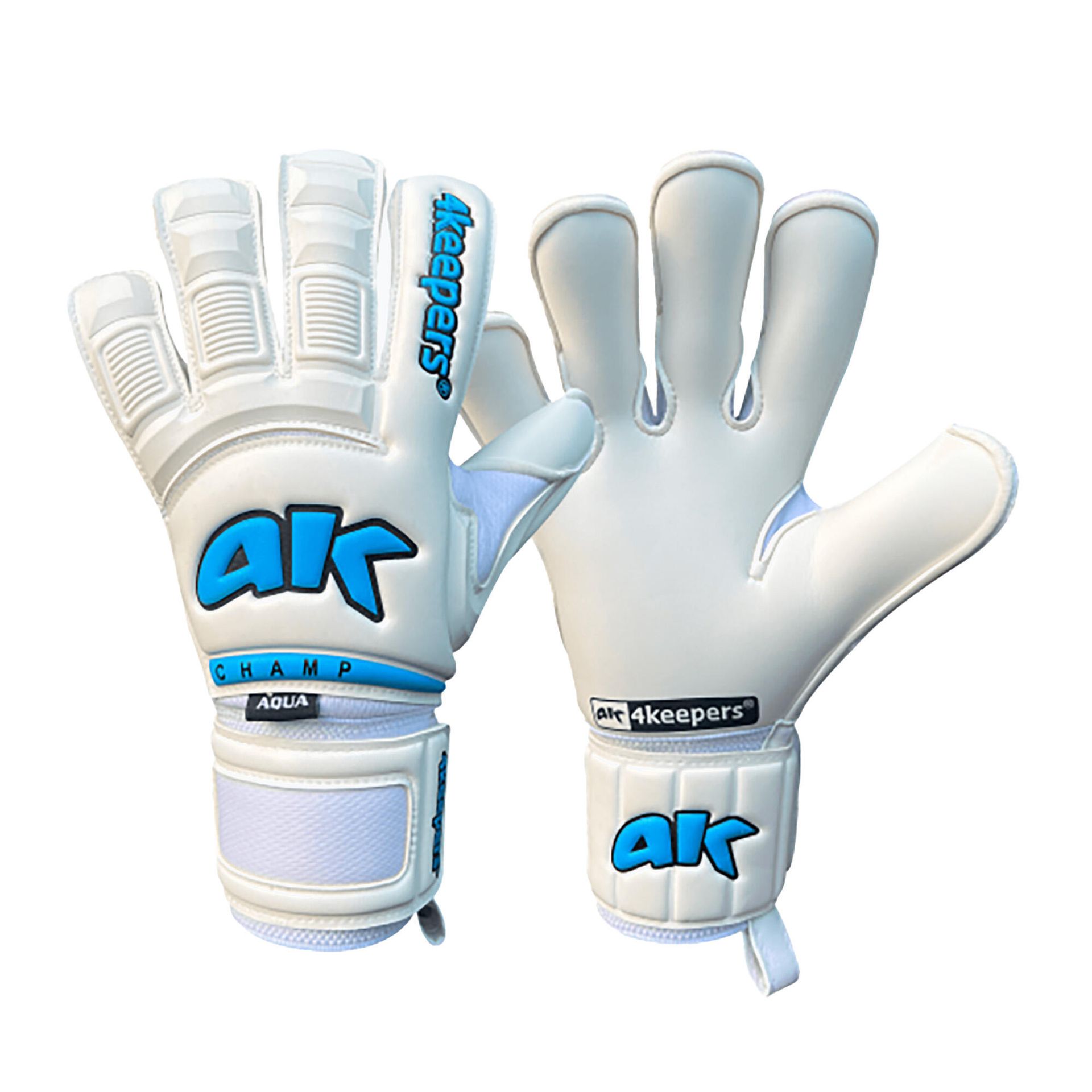 Rękawice bramkarskie męskie 4keepers CHAMP AQUA VI RF2G