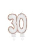 Świeczka jubileuszowa 30