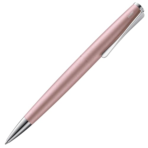 Lamy Studio Premium długopis 269 ze stali nierdzewnej z matowym wykończeniem lakierowanym, mechanizm obrotowy w kształcie śmigła, w zestawie wkład o dużej pojemności M 16, czarny, M