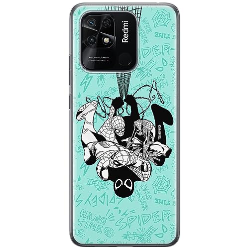 ERT GROUP etui na telefon Xiaomi REDMI 10C, case oryginalny i oficjalnie licencjonowany przez Marvel, wzór Spider Man 043, optymalnie dopasowane, plecki z TPU