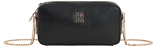 Tommy Hilfiger Damska torba na aparat TH Timeless Chain Crossovers, czarna, OS, Czarny