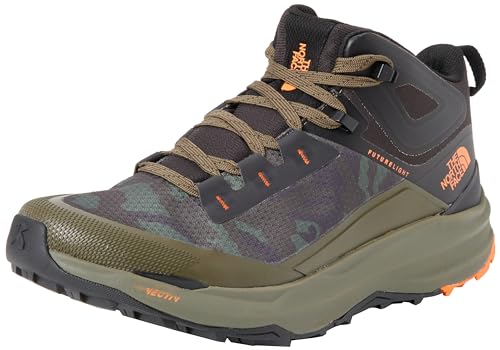 THE NORTH FACE Vectiv Exploris męskie buty trekkingowe, New Taupe Green Exploris Camo Print Tnf Czarny, 46 EU