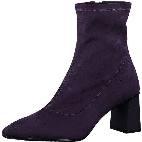 Tamaris Damskie 1-1-25075-41 modne kozaki, fioletowe, 38 EU, purpurowy, 38 EU