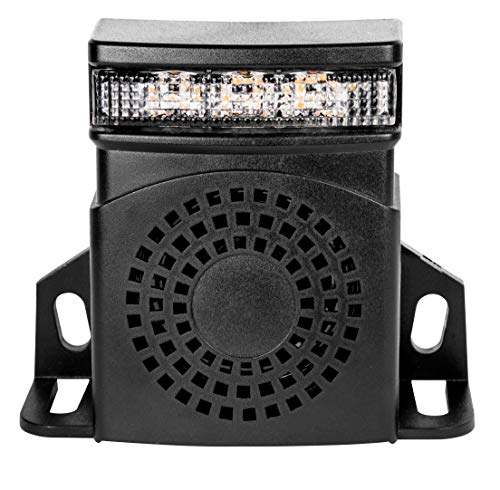 Alarm Róg Powrót · 105 DB · 12-80V · Zawiera oświetlenie LED · Alarm Ostrzeżenie Syrena Uniwersalny Jazdy Cofania