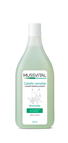 MUSSVITAL Dermactive, Szampon Wrażliwy, Delikatne włosy, Curculigo, Dla dzieci i Dorosłych, 400 ml