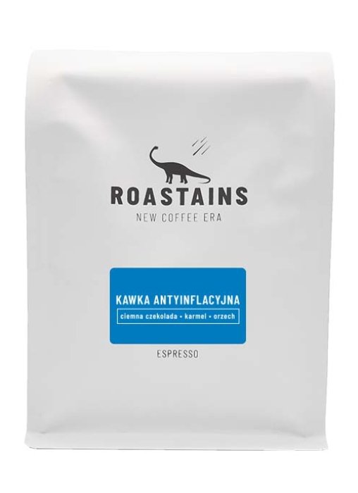 Kawa ziarnista Roastains Brazylijska Kawka Antyinflacyjna 1kg