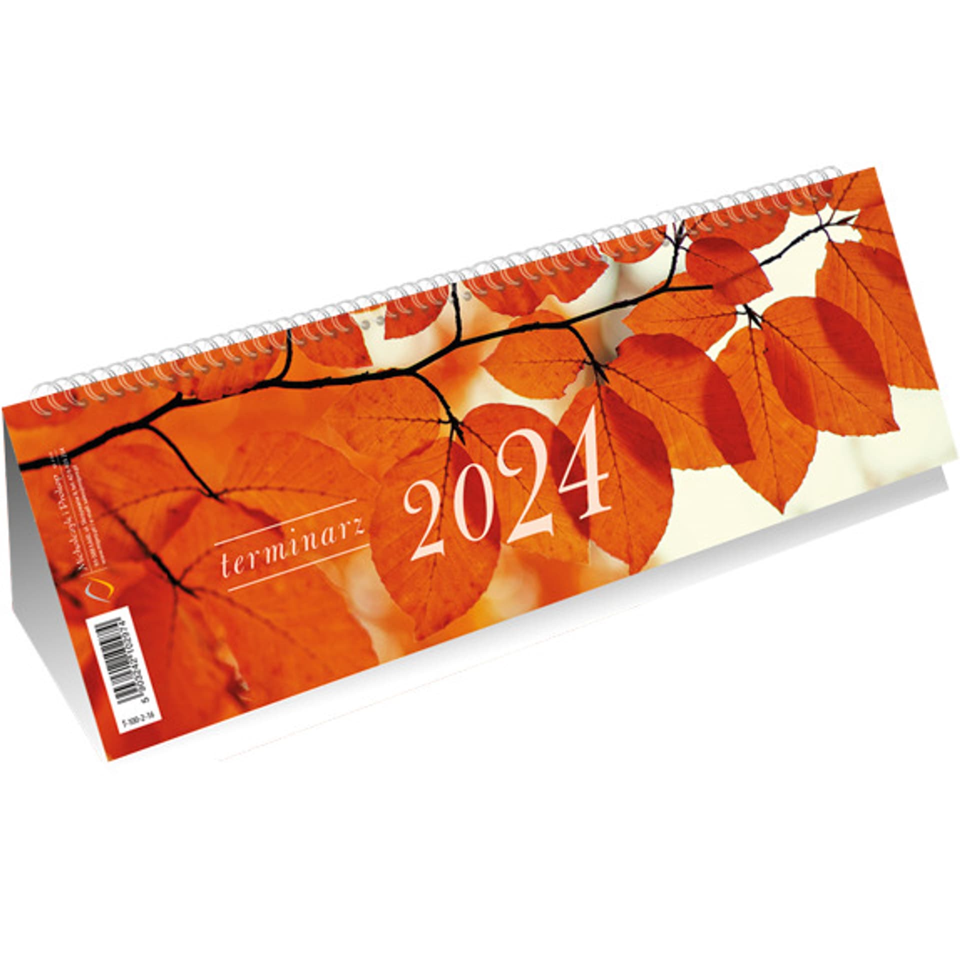 Kalendarz ze spiralką poziomy 2024 T-100-2-16 Michalczyk i Prokop