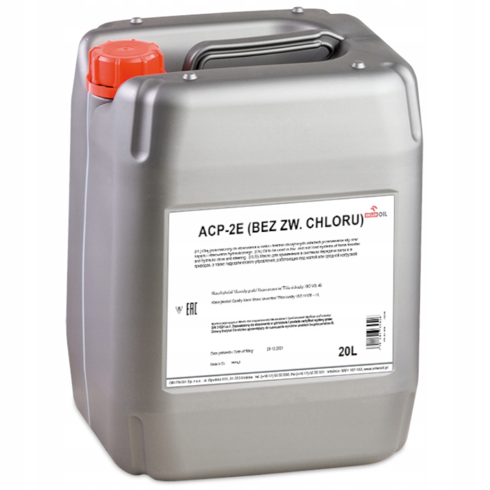 ORLEN ACP-2E 20L - nieemulgujący olej do obróbki skrawaniem