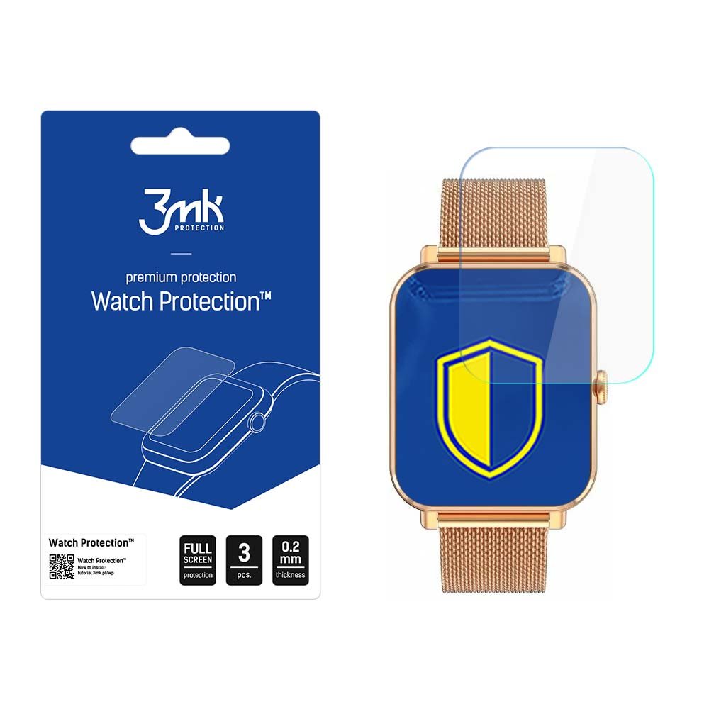 Фото - Ремінець для годинника / браслета 3MK Garett GRC CLASSIC Folia ochronna 3 szt -  Watch Protection ARC+ 