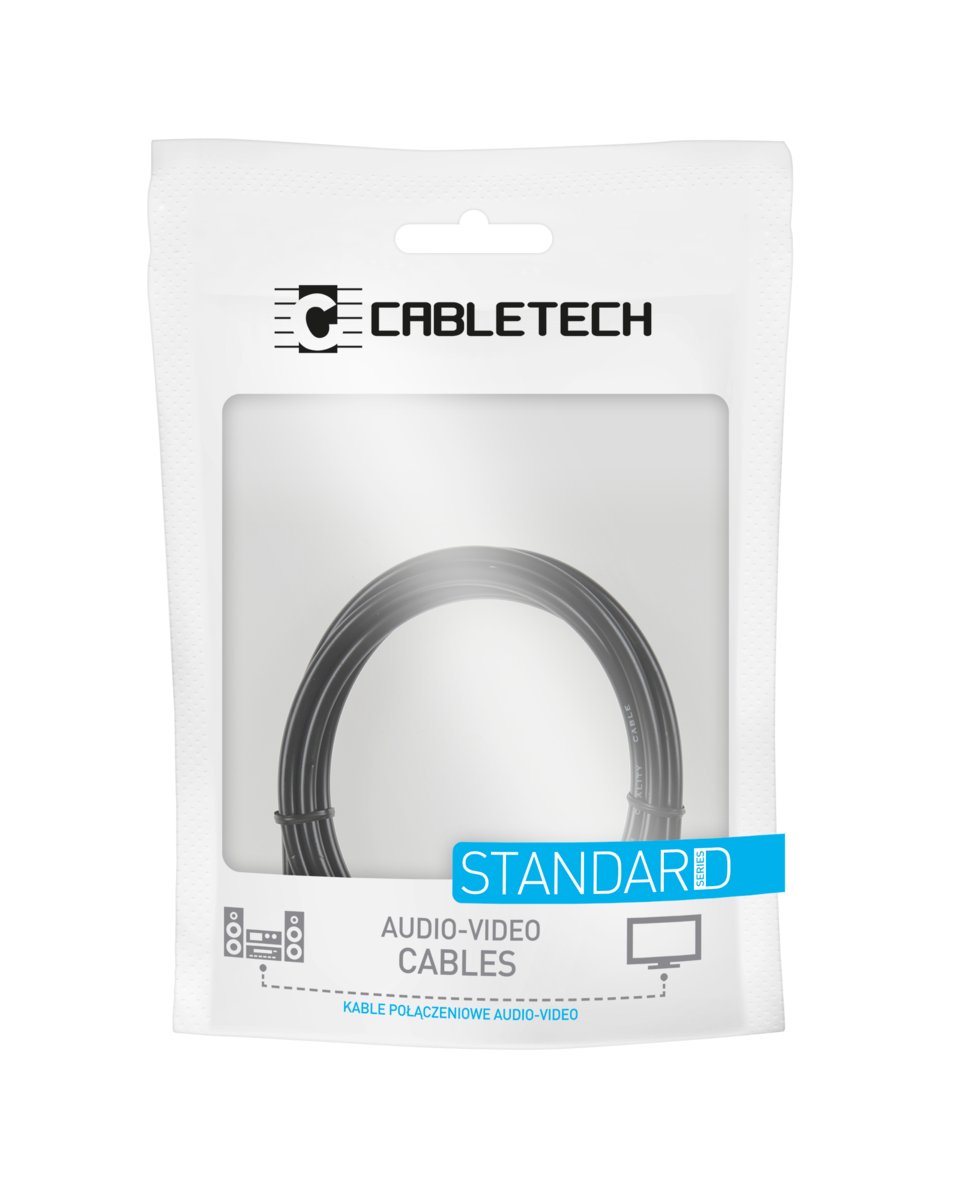 CABLETECH Kabel Jack 3.5-2RCA 10m standard LEC-KPO3952-10