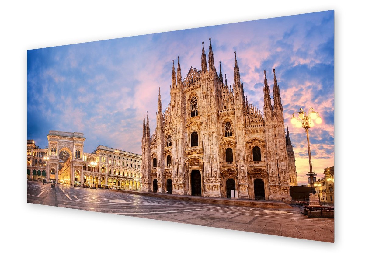 Panel kuchenny HOMEPRINT Widok na Katedrę Duomo 100x50 cm