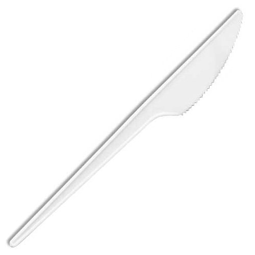 Noże plastikowe do obiadu Jednorazowe 100 szt