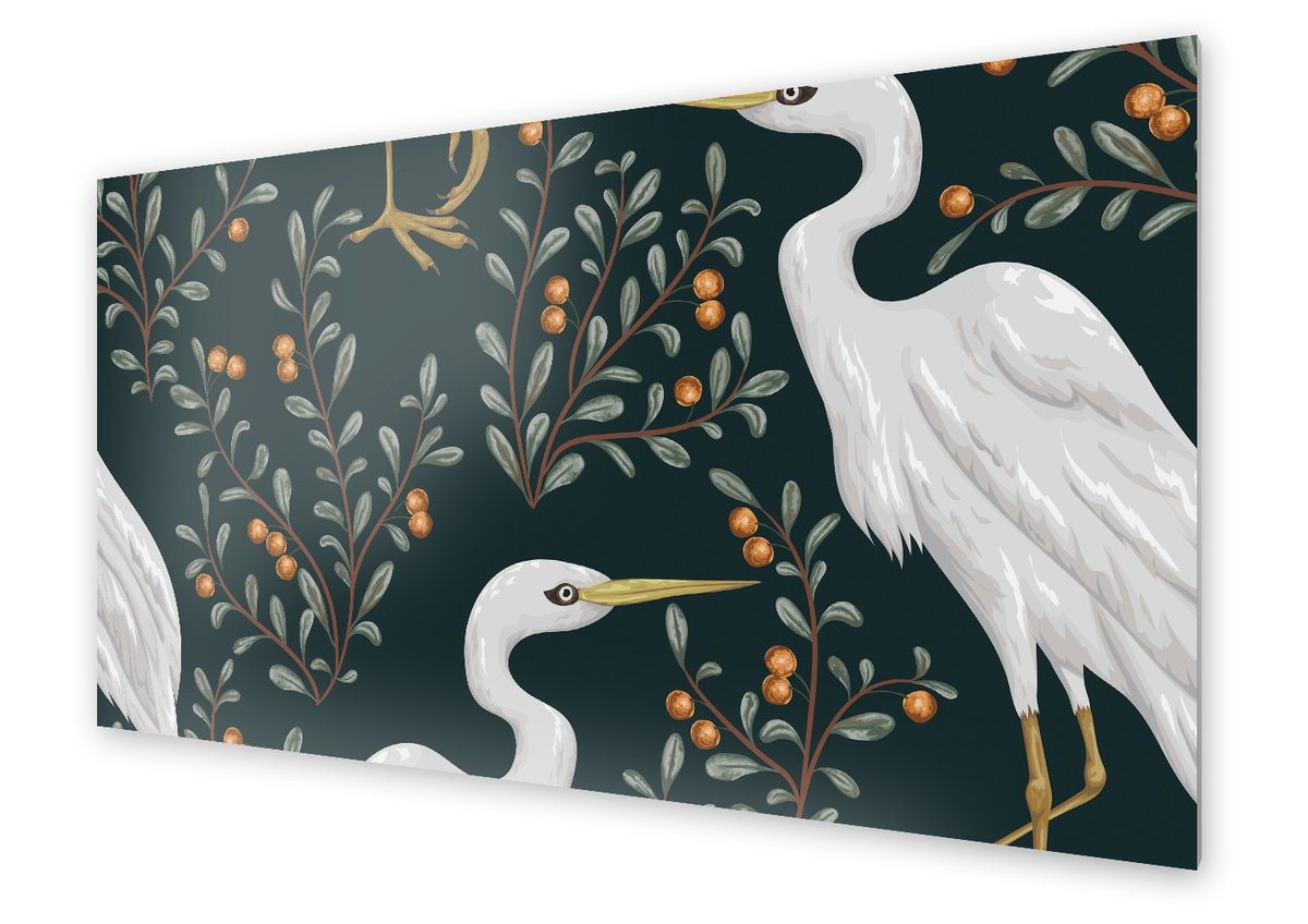 Panel kuchenny HOMEPRINT Czaple 100x50 cm