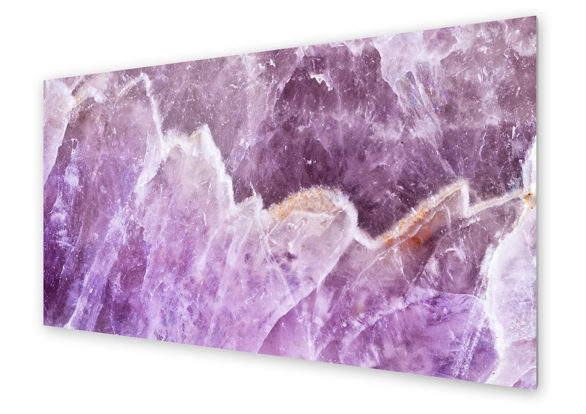 Panel kuchenny HOMEPRINT Fioletowy  Ametyst 120x60 cm