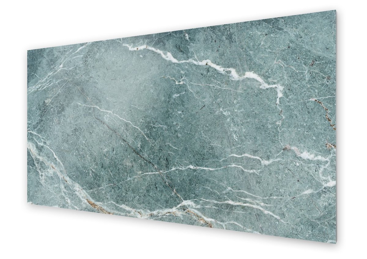 Panel kuchenny HOMEPRINT Marmur dekoracyjny zielony 125x50 cm