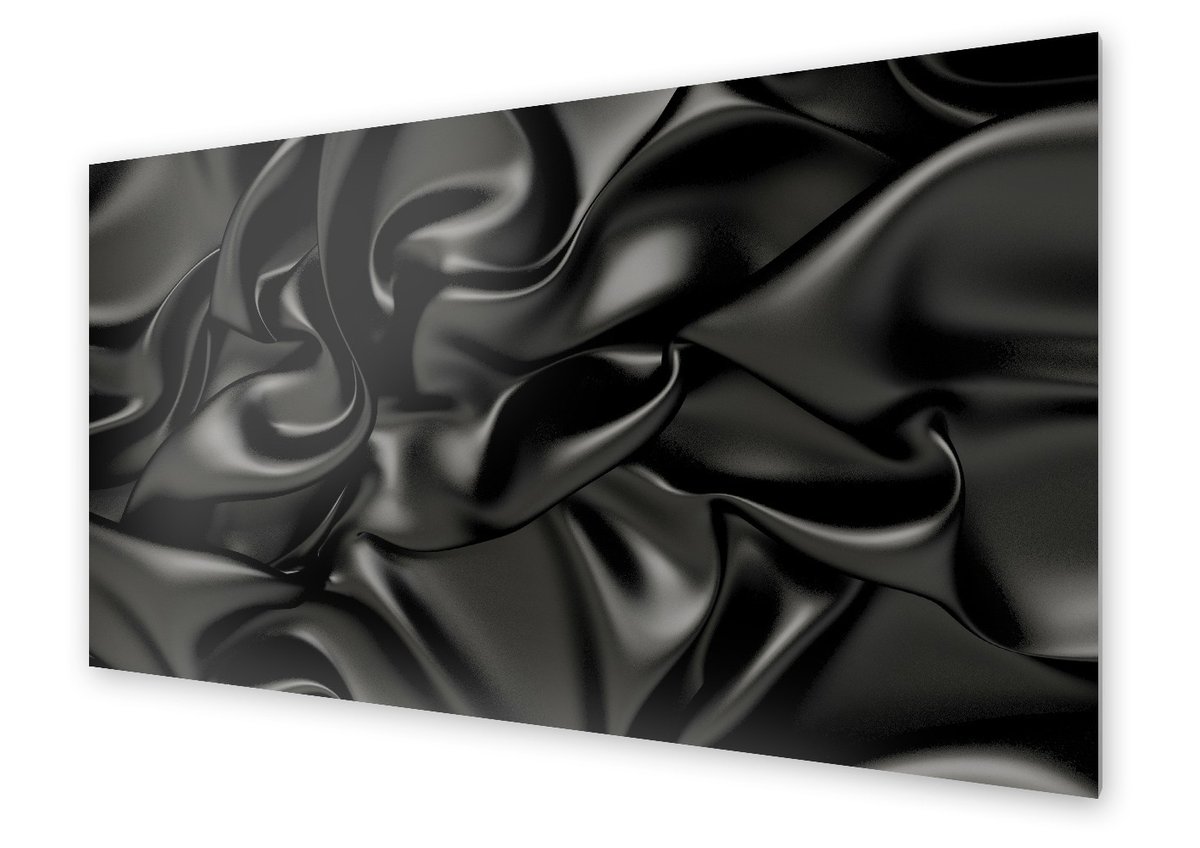 Panel kuchenny HOMEPRINT Czarna draperia 120x60 cm