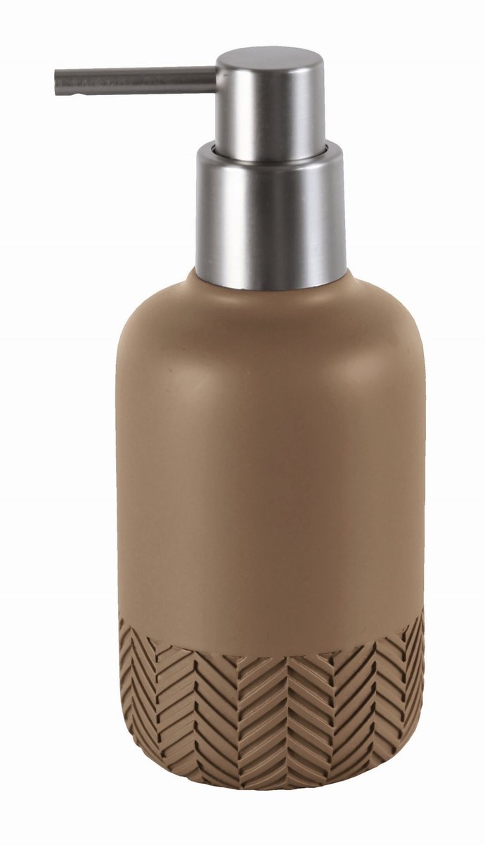 Kleine Wolke Herringbone Dozownik do mydła brązowy