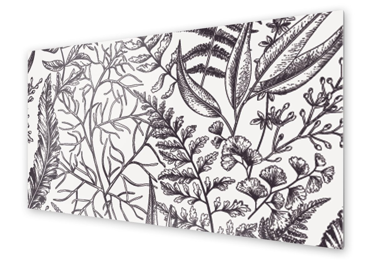 Panel kuchenny HOMEPRINT Wśród roślin 125x50 cm