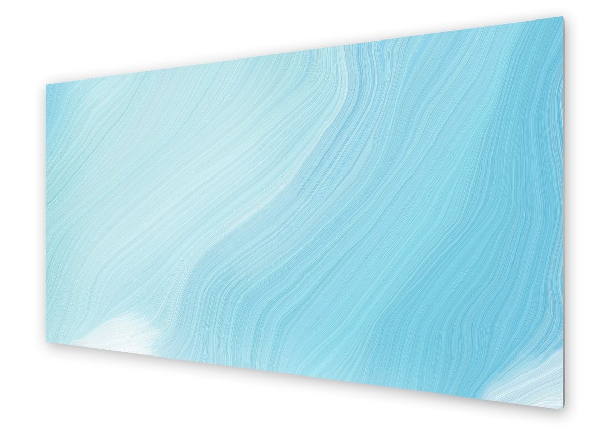 Panel kuchenny HOMEPRINT Błękitne fale 100x50 cm