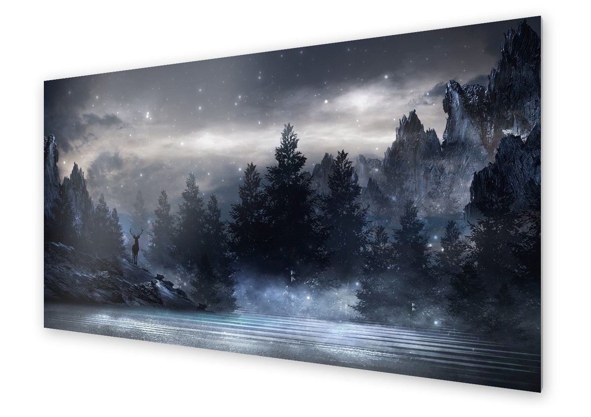 Panel kuchenny HOMEPRINT Krajobraz fantasy 100x50 cm