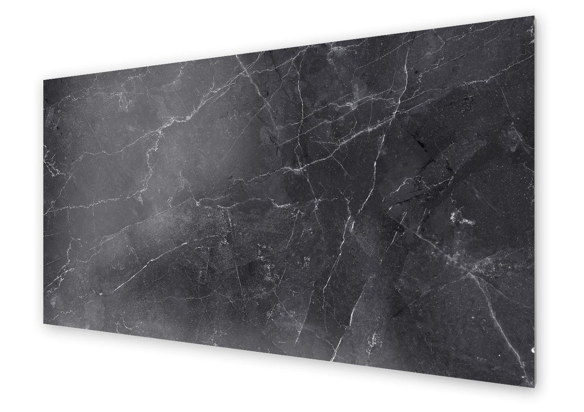 Panel kuchenny HOMEPRINT Uniwersalny czarny marmur 140x70 cm