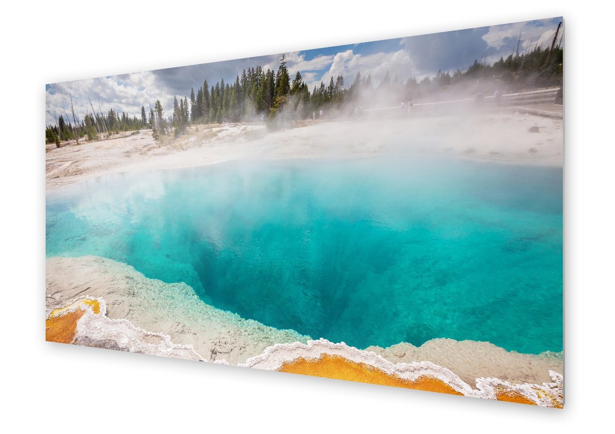 Panel kuchenny HOMEPRINT Narodowy park Yellowstone 100x50 cm