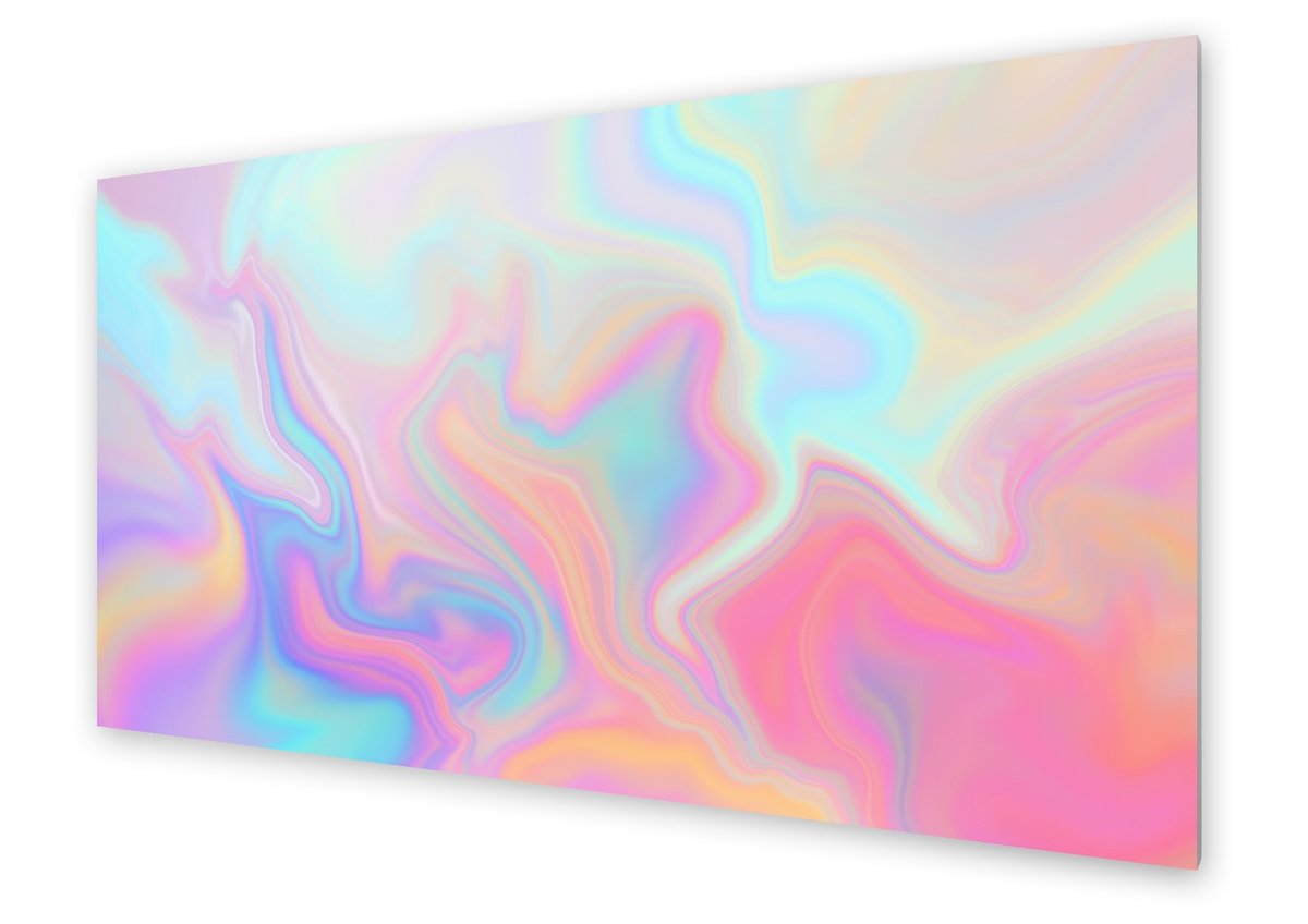 Panel kuchenny HOMEPRINT Opalizująca tekstura różowa 120x60 cm