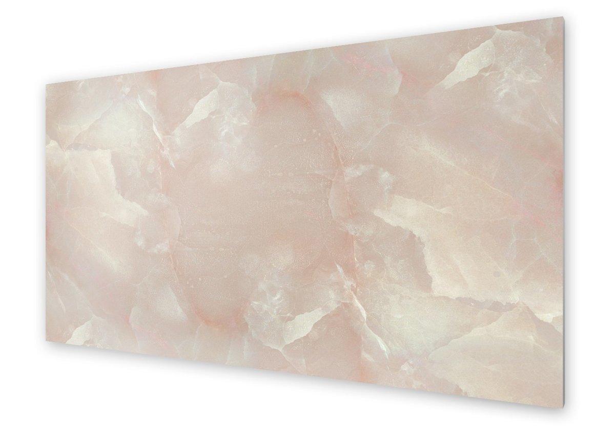 Panel kuchenny HOMEPRINT Naturalny różowy marmur 120x60 cm