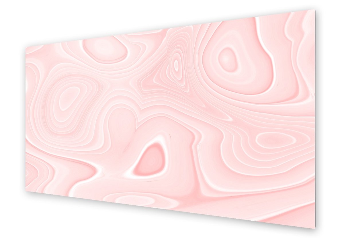 Panel kuchenny HOMEPRINT Różowa tafla 125x50 cm