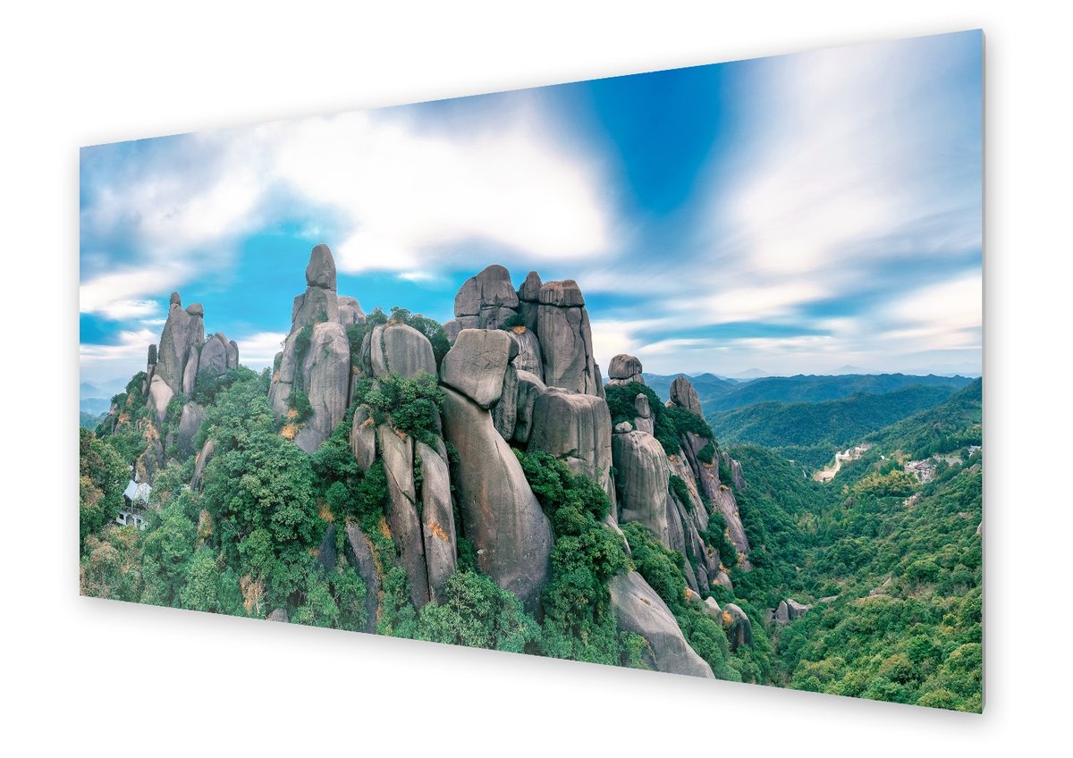 Panel kuchenny HOMEPRINT Panorama gór w Chinach 140x70 cm