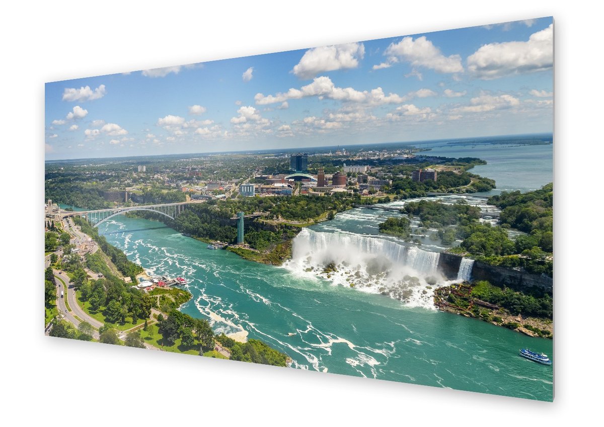 Panel kuchenny HOMEPRINT Widok na wodospad Niagara 140x70 cm