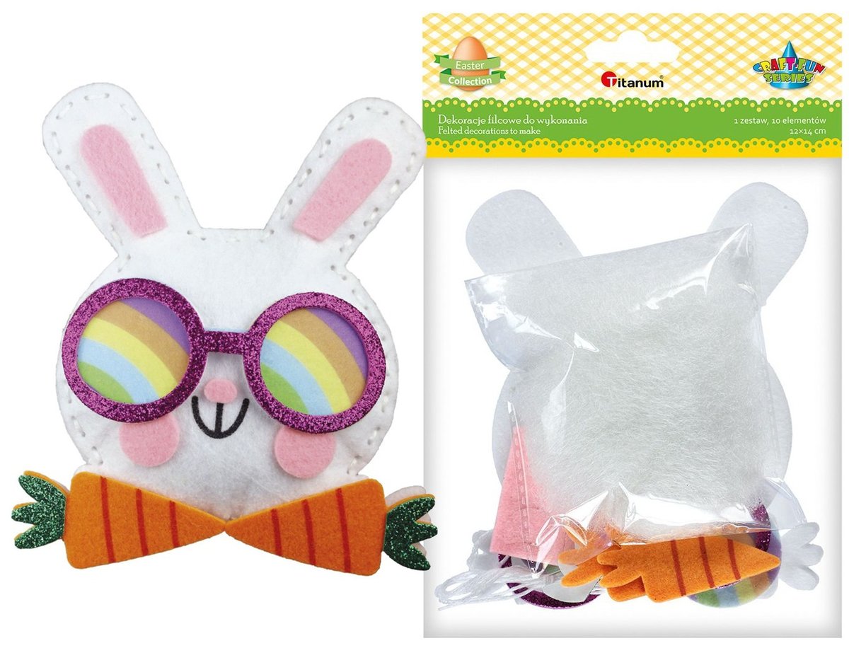 Titanum Zestaw głowa zająca do złożenia 12.3 x 14.2 cm