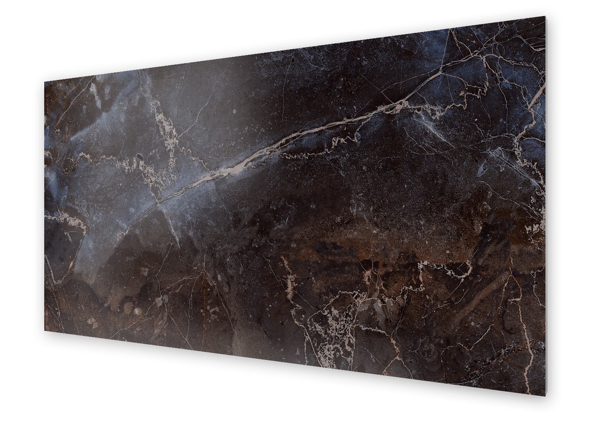 Panel kuchenny HOMEPRINT Ciemny kolor marmuru 120x60 cm