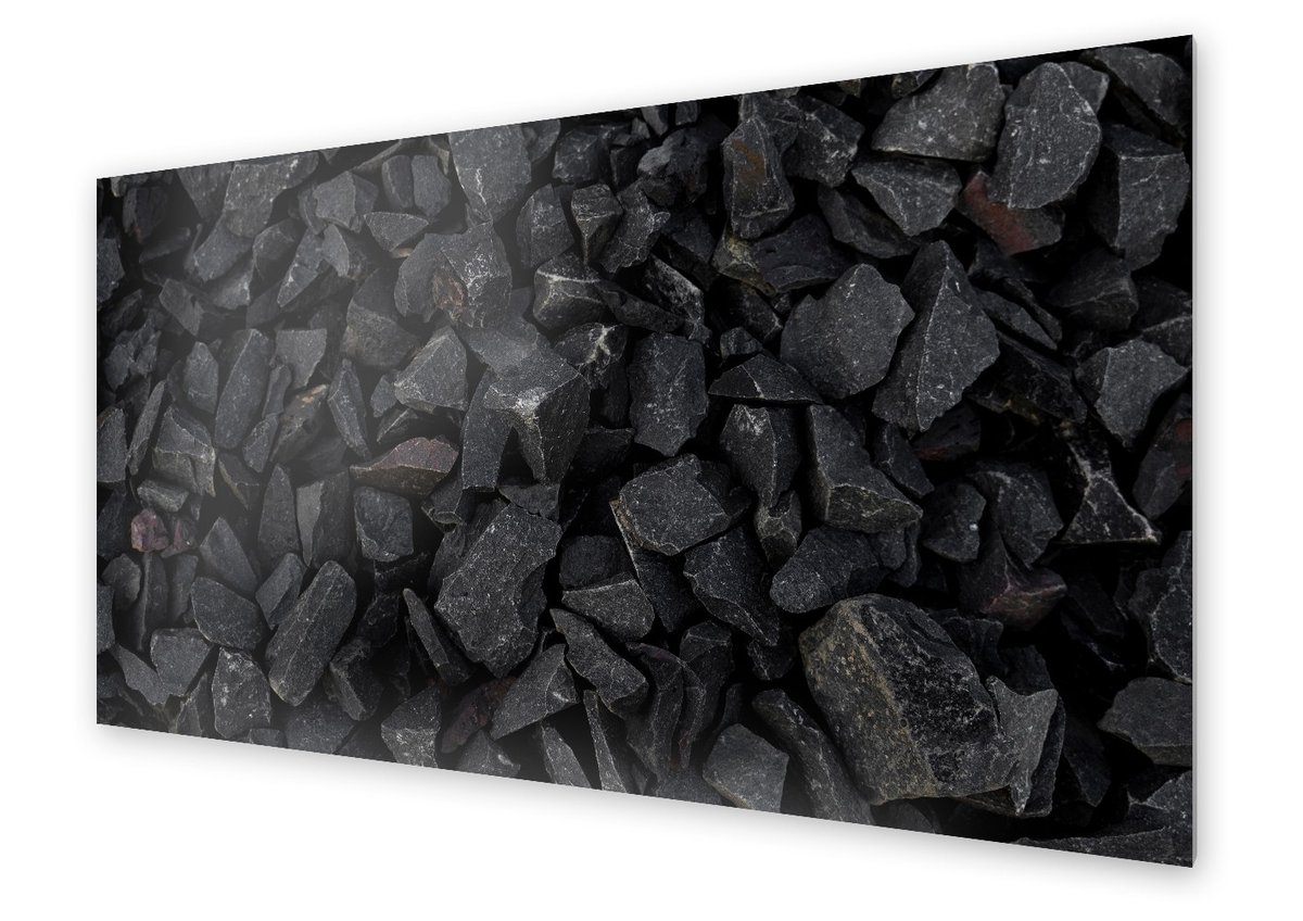 Panel kuchenny HOMEPRINT Tło z czarnymi kamieniami 120x60 cm