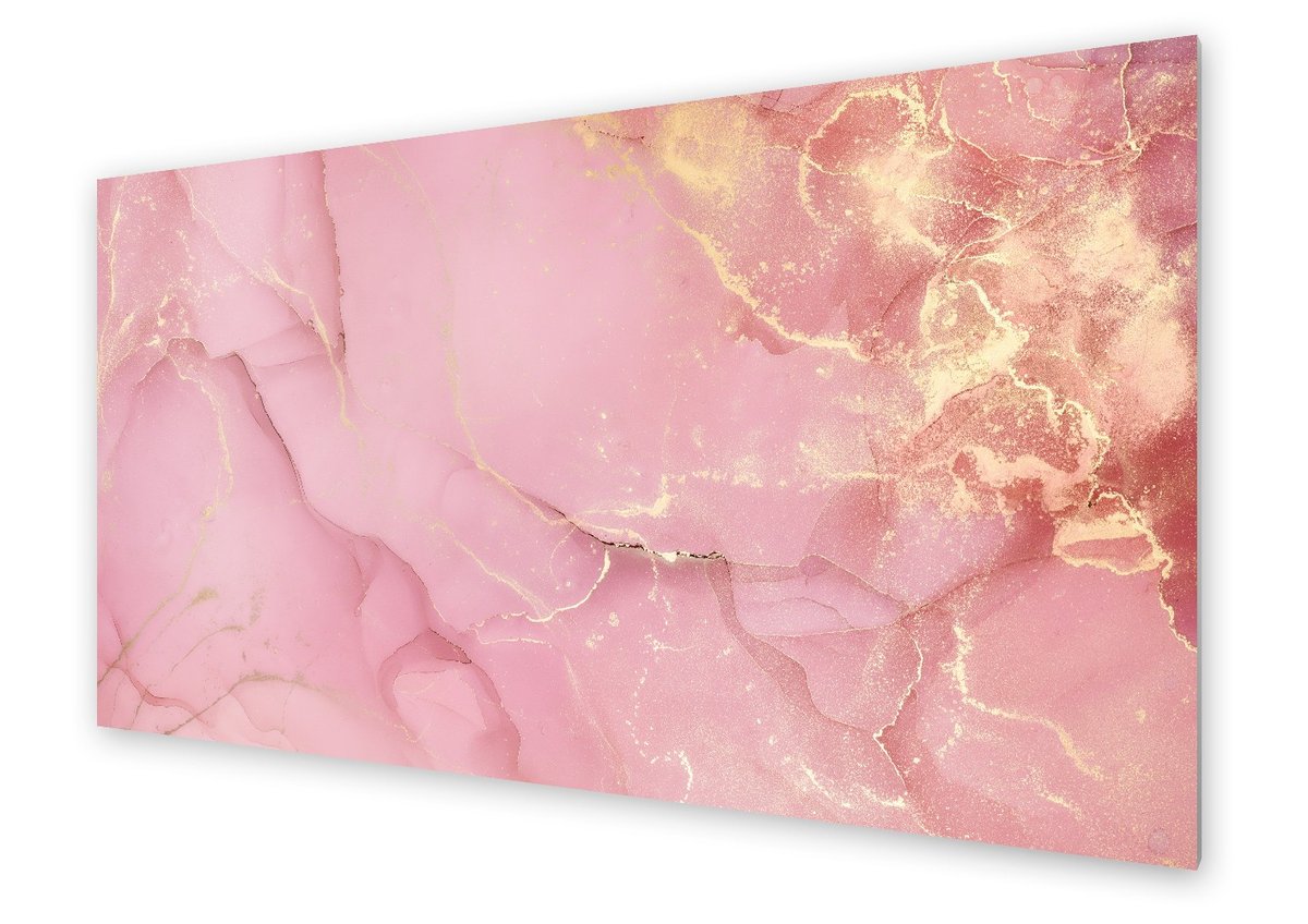 Panel kuchenny HOMEPRINT Piękny różowy marmur 120x60 cm