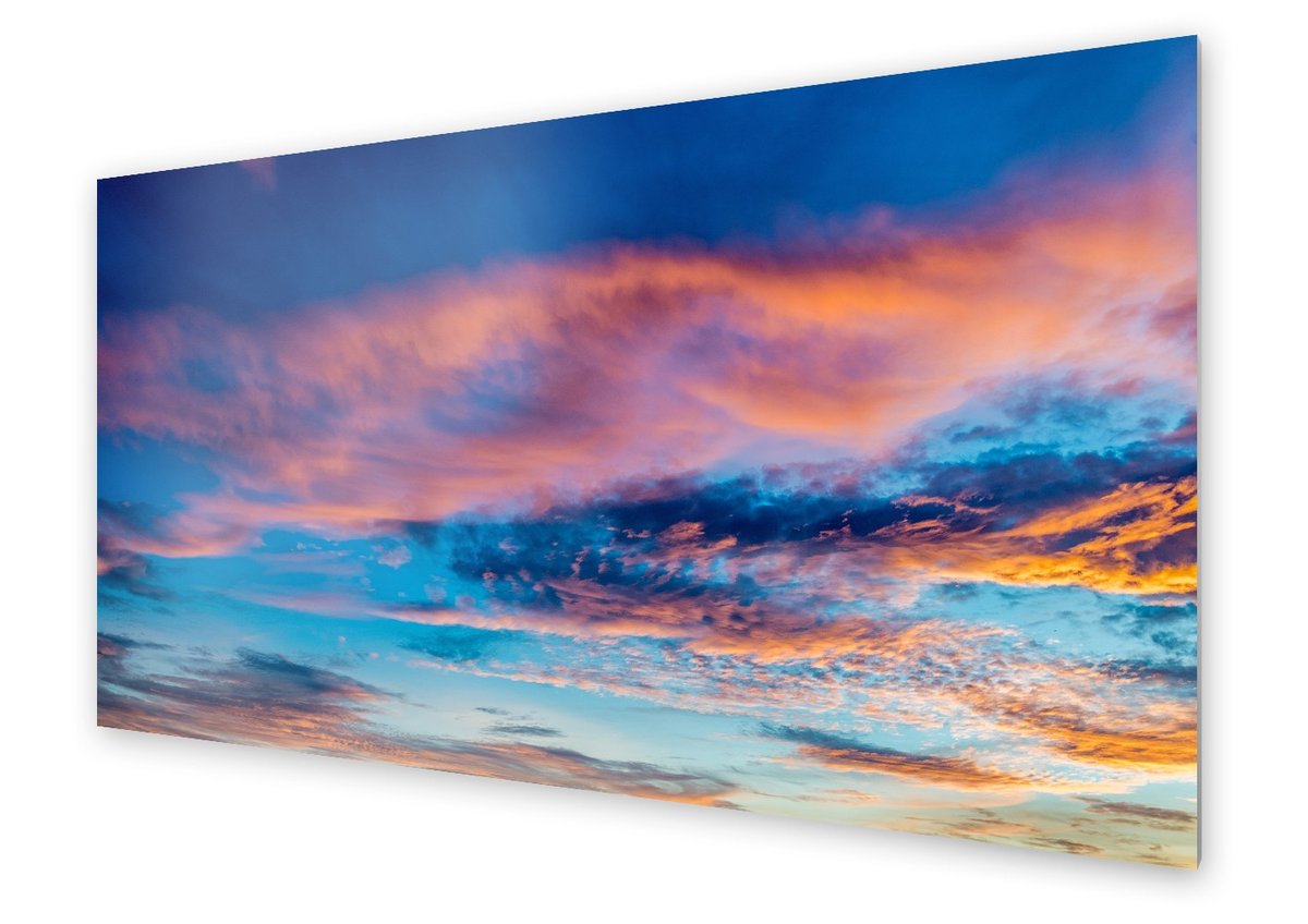 Panel kuchenny HOMEPRINT Niebo o zachodzie słońca 125x50 cm