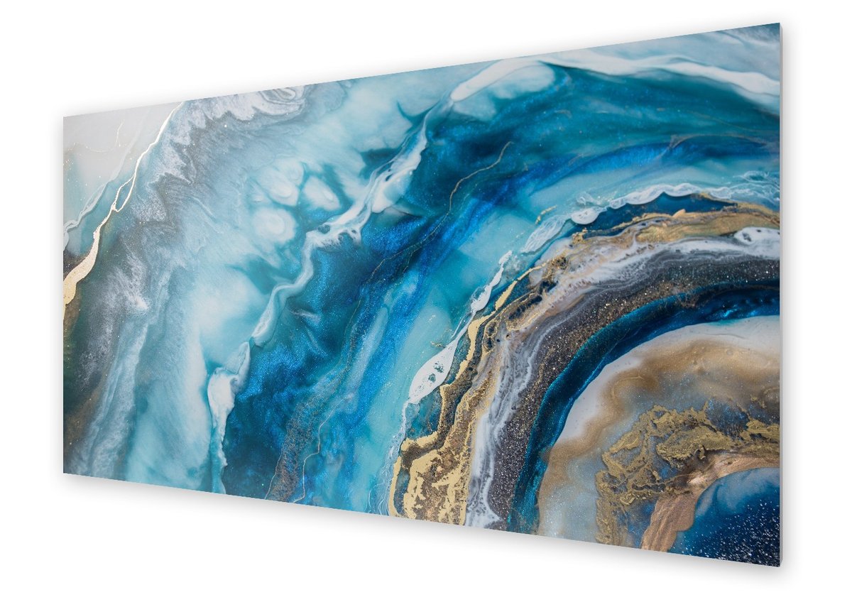 Panel kuchenny HOMEPRINT Geoda z żywicy 100x50 cm