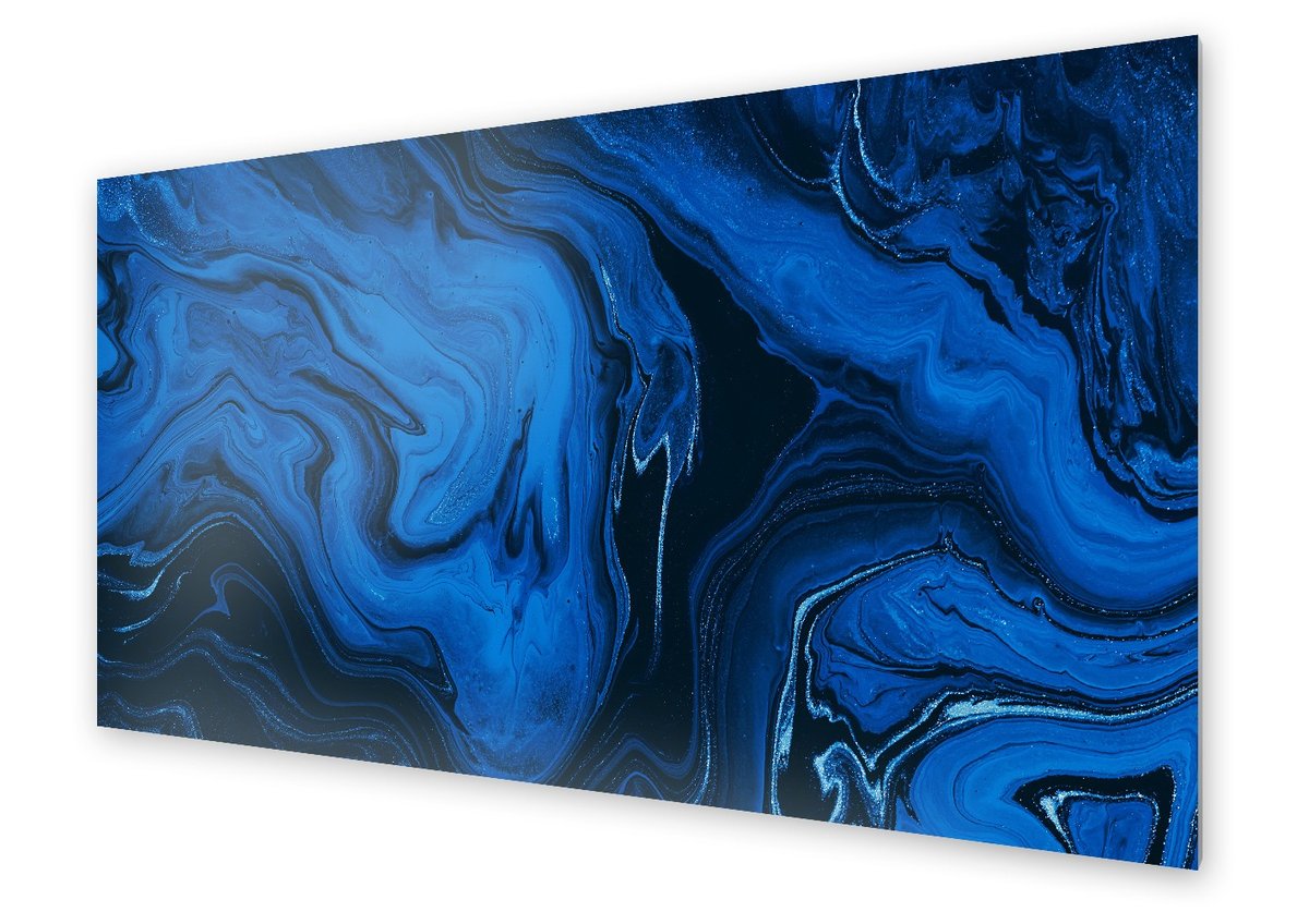 Panel kuchenny HOMEPRINT Fantazyjne niebieskie tło 125x50 cm