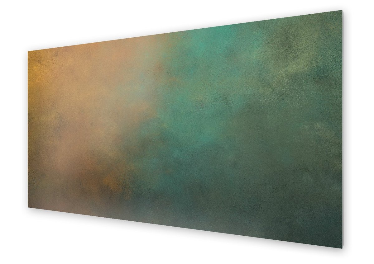 Panel kuchenny HOMEPRINT Zielony gradient 125x50 cm