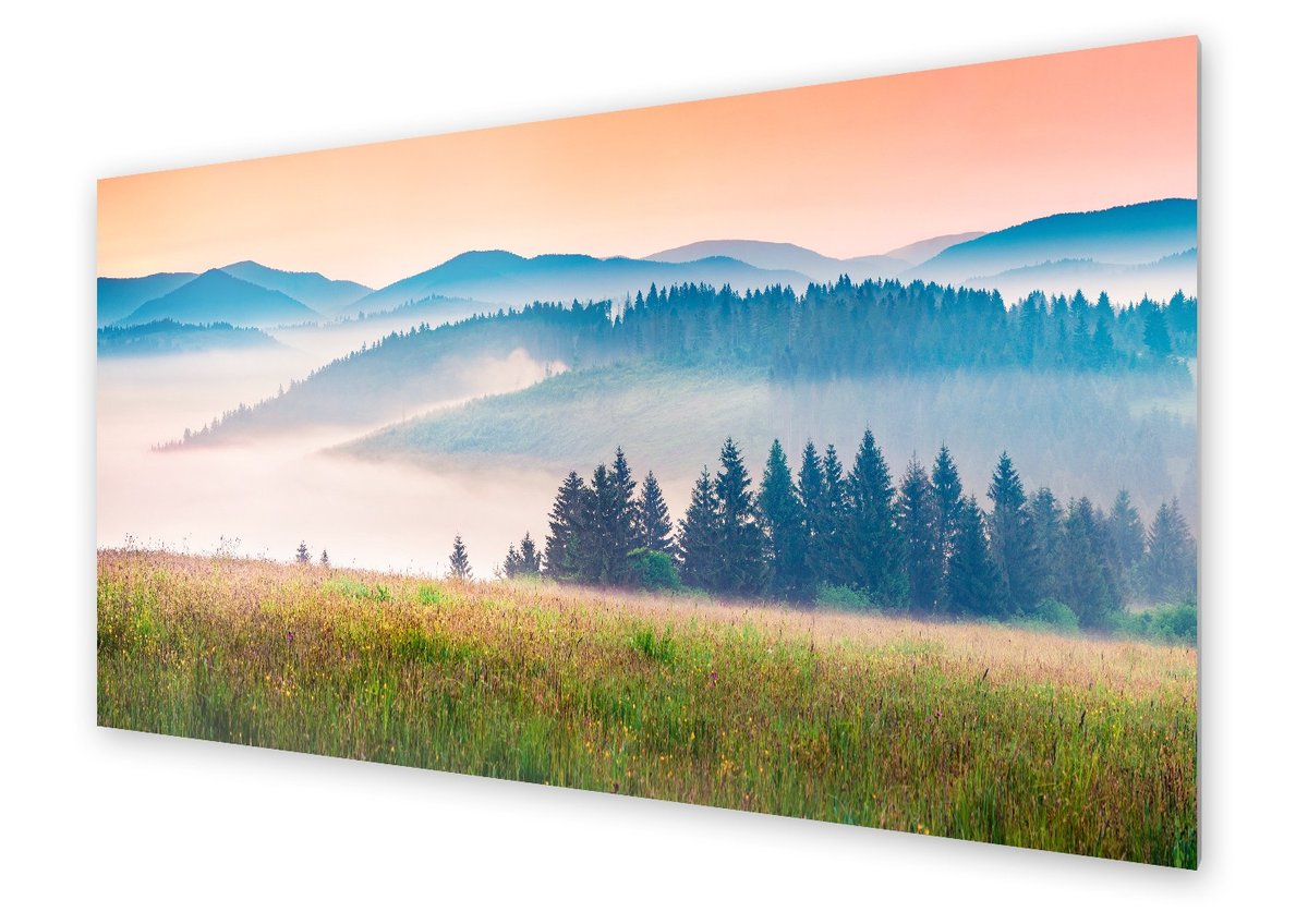 Panel kuchenny HOMEPRINT Malowniczy widok górski 100x50 cm