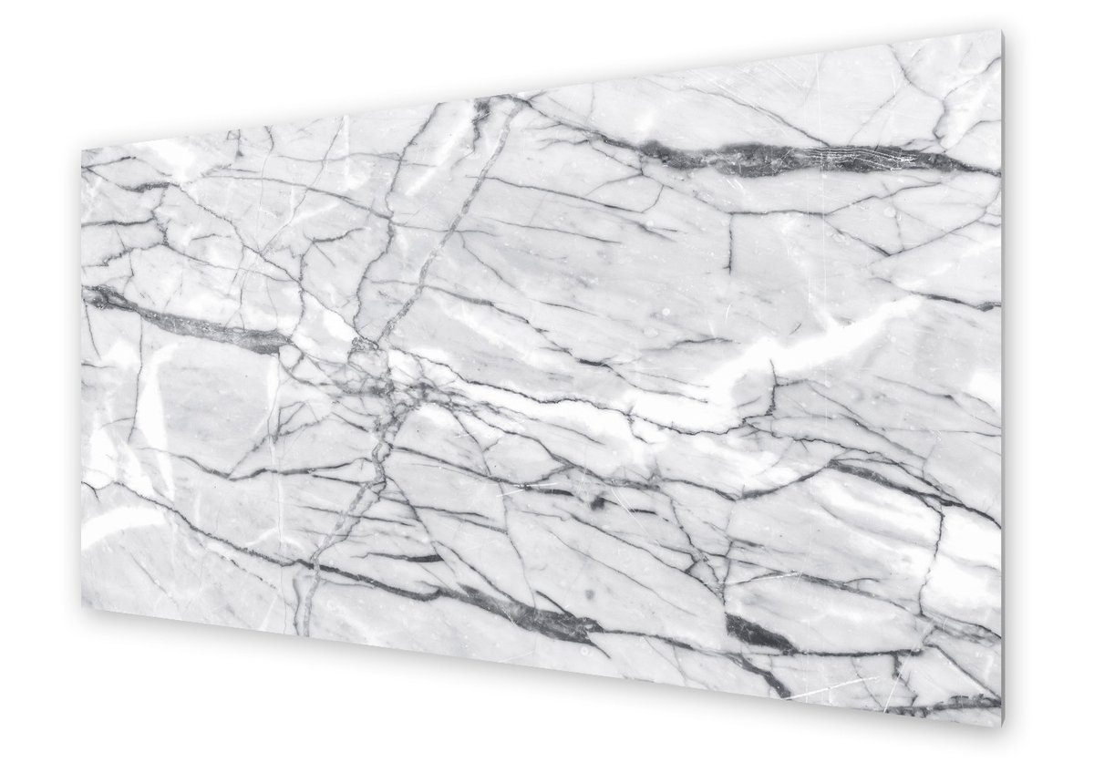 Panel kuchenny HOMEPRINT Naturalny szary marmur 100x50 cm