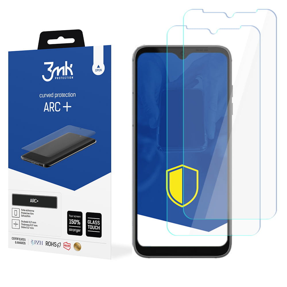 2x Folia na zaokrąglony ekran do do Fairphone 4 - 3mk ARC+