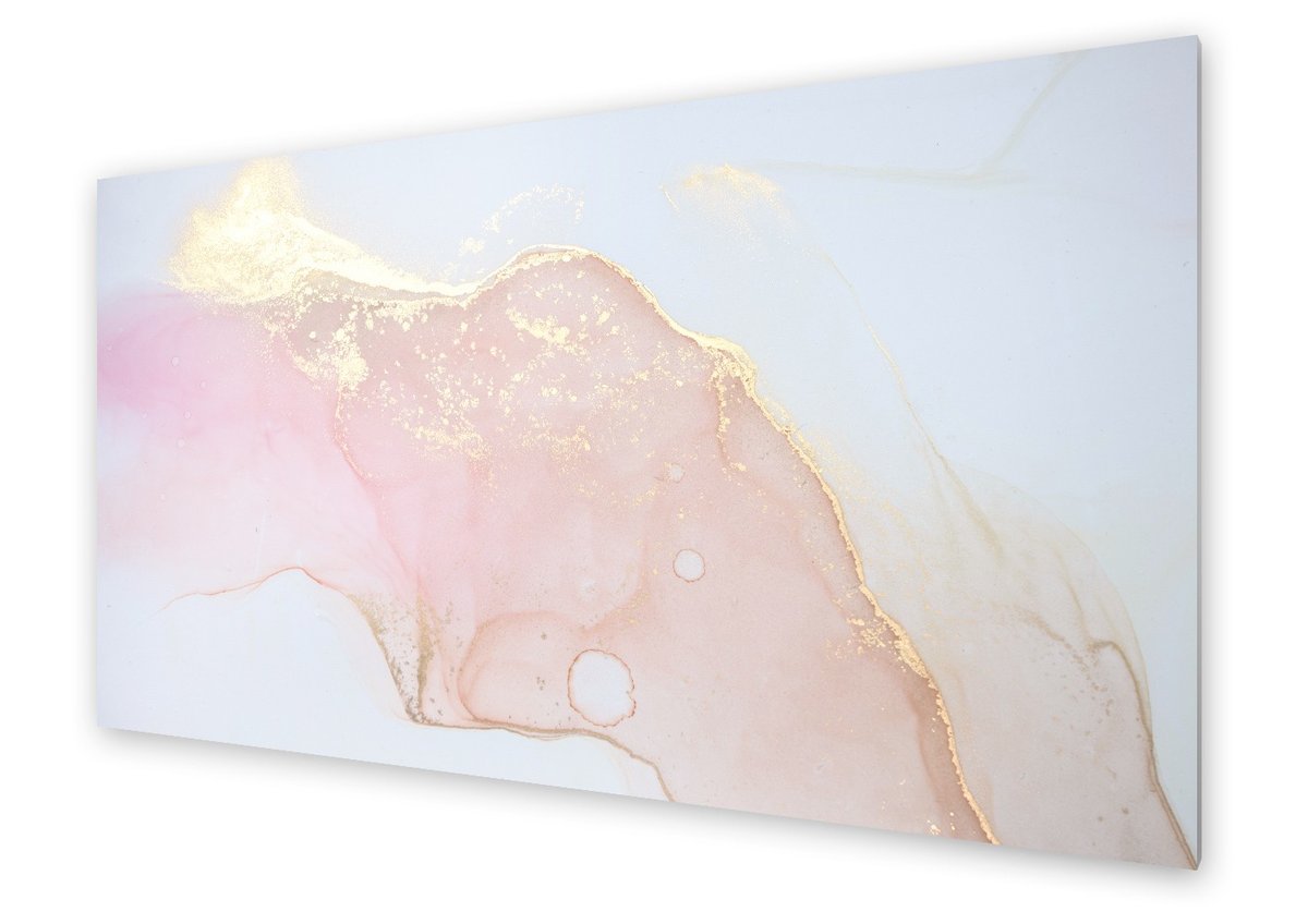 Panel kuchenny HOMEPRINT Ekskluzywny różowy marmur 100x50 cm