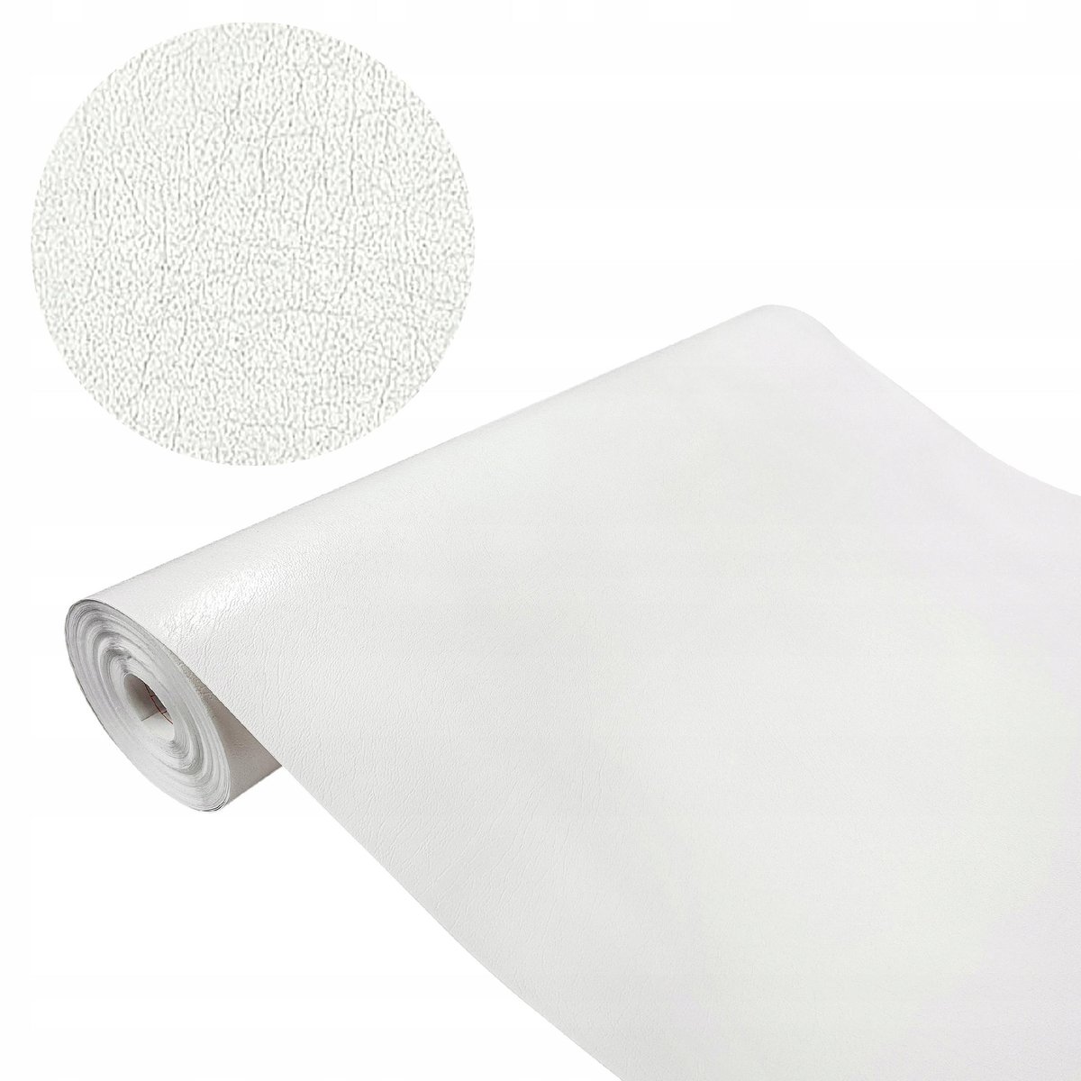 Okleina Meblowa Samoprzylepna Biała Skóra Na Meble Regał Szafkę 90x210