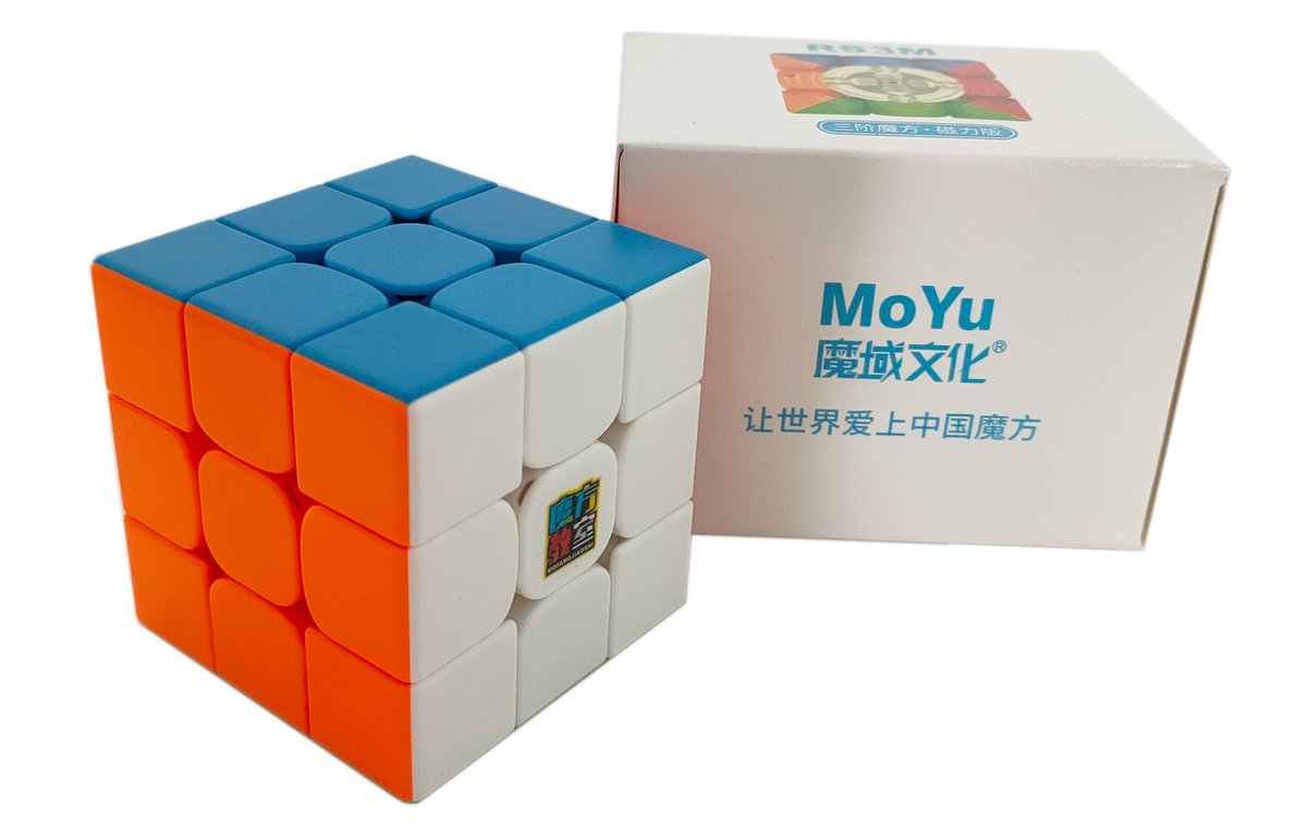 Profesjonalna Kostka MoYu RS3M 2020 z Podstawką do kostki Rubika w zestawie