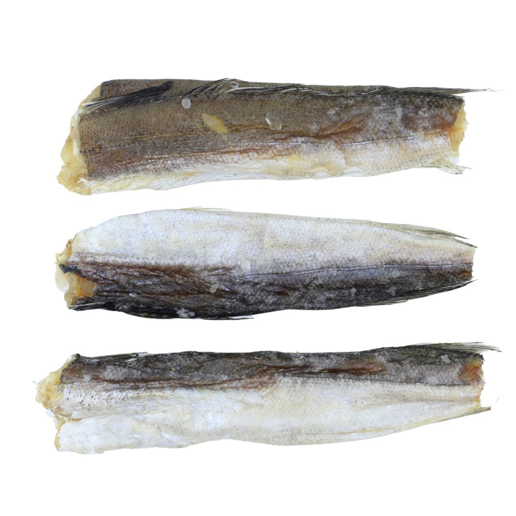 Morszczuk suszony patroszony tusza 