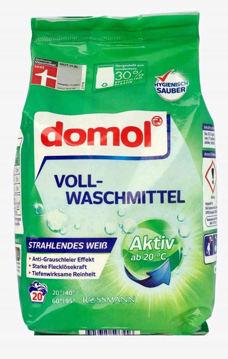 Domol proszek do prania tkanin białych 1,35 kg