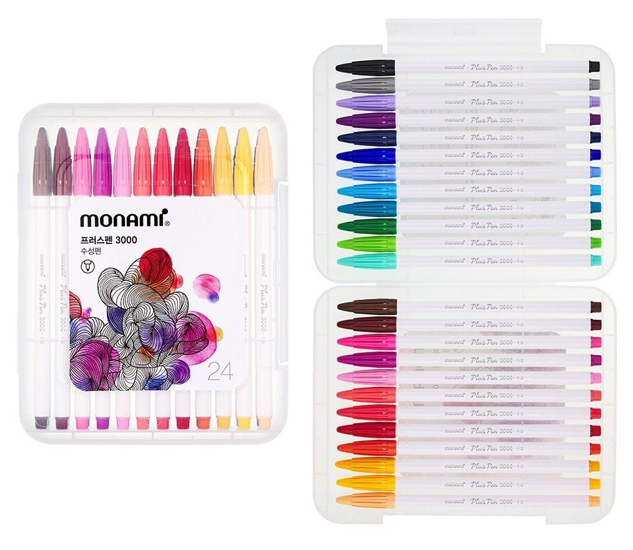 Cienkopis Plus Pen 3000 Monami 24 Kolory