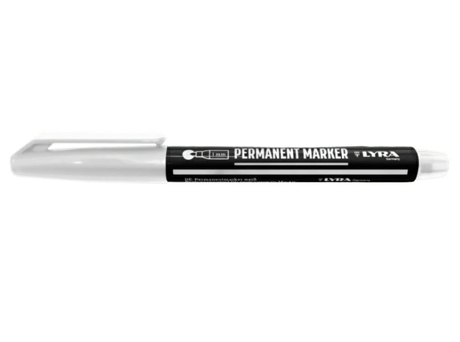 Marker permanentny LYRA Industry biały   1mm